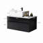 Petit meuble-lavabo flottant simple 31,5 "avec lavabo-130568653