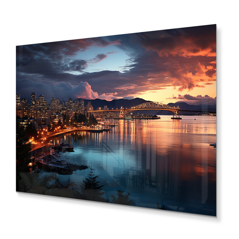 " Canada Twilight ", 24" H x 32" W x 1" D