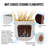 Milk White Ceramic Flowerpot For Patio And Windowsill, 42.36 Lbs, Heat - , Built In Drainage Small Plants Planter Garden, 16.32" L, Construction, Herbs Greenery-1211643213