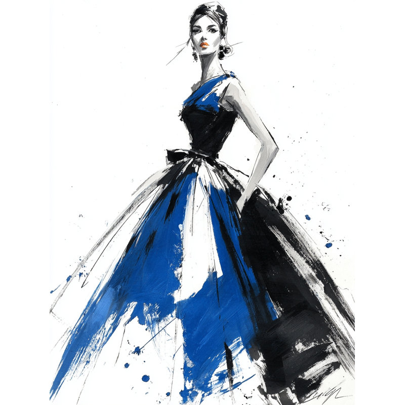 «Runway Grace», art mural sur toile tendue