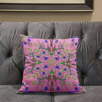 Housse et insert de coussin carré en polyester intérieur / extérieur