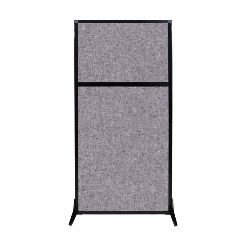 Cloison de poste de travail, Gris nuageux, 33"