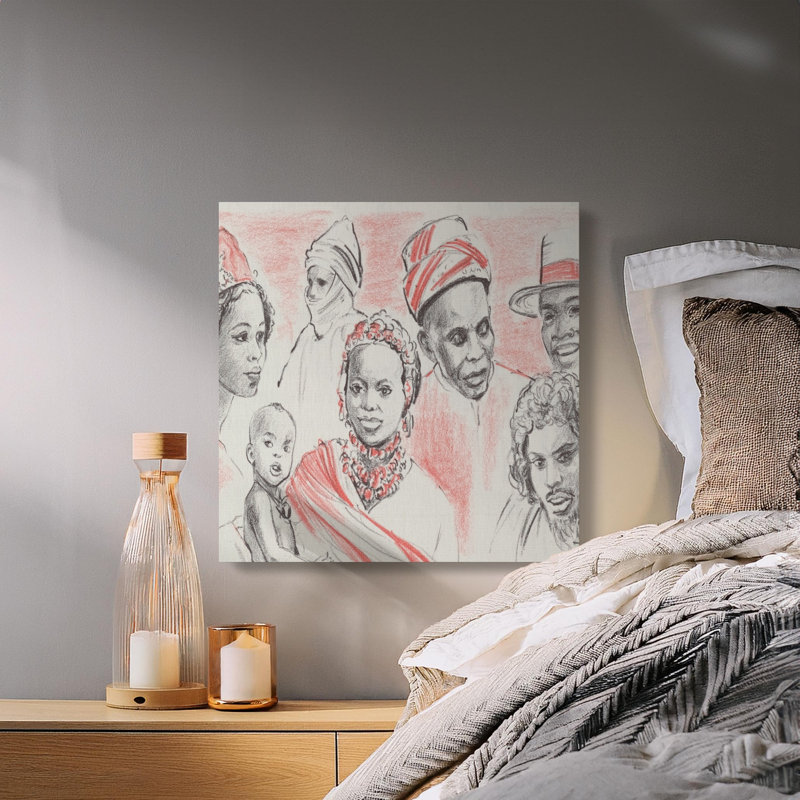 Mcelhaney Wrapped Canvas Print Set, 30x30