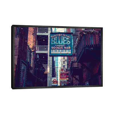 Printer's Alley Nashville Tennessee by Ann Hudec - Print on Canvas