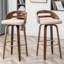 Tabourets de bar pivotants en faux cuir Hesson-192604107-192441953