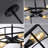 4 - Light Dimmable Drum Chandelier