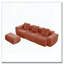Canapé modulaire en forme de L 3 sièges avec passepoil à bordure française, aucun assemblage requis, canapé 3 places avec coussins décoratifs et 1 repose-pieds mobile-1532856226-1532856239-1532856237