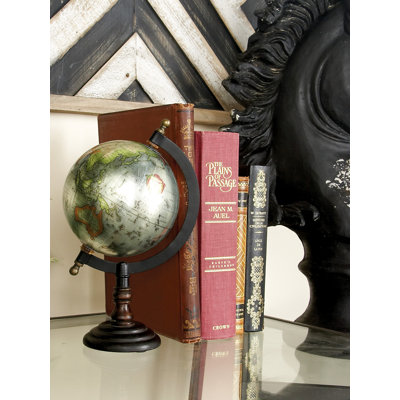Mango Wood Educational/Geographic Earth Brown Globe