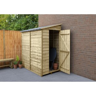 Overlap Pressure Treated 6X3 Pent Shed - No Window