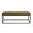 Holtman Faux Leather Bench with Metal Legs-412640462