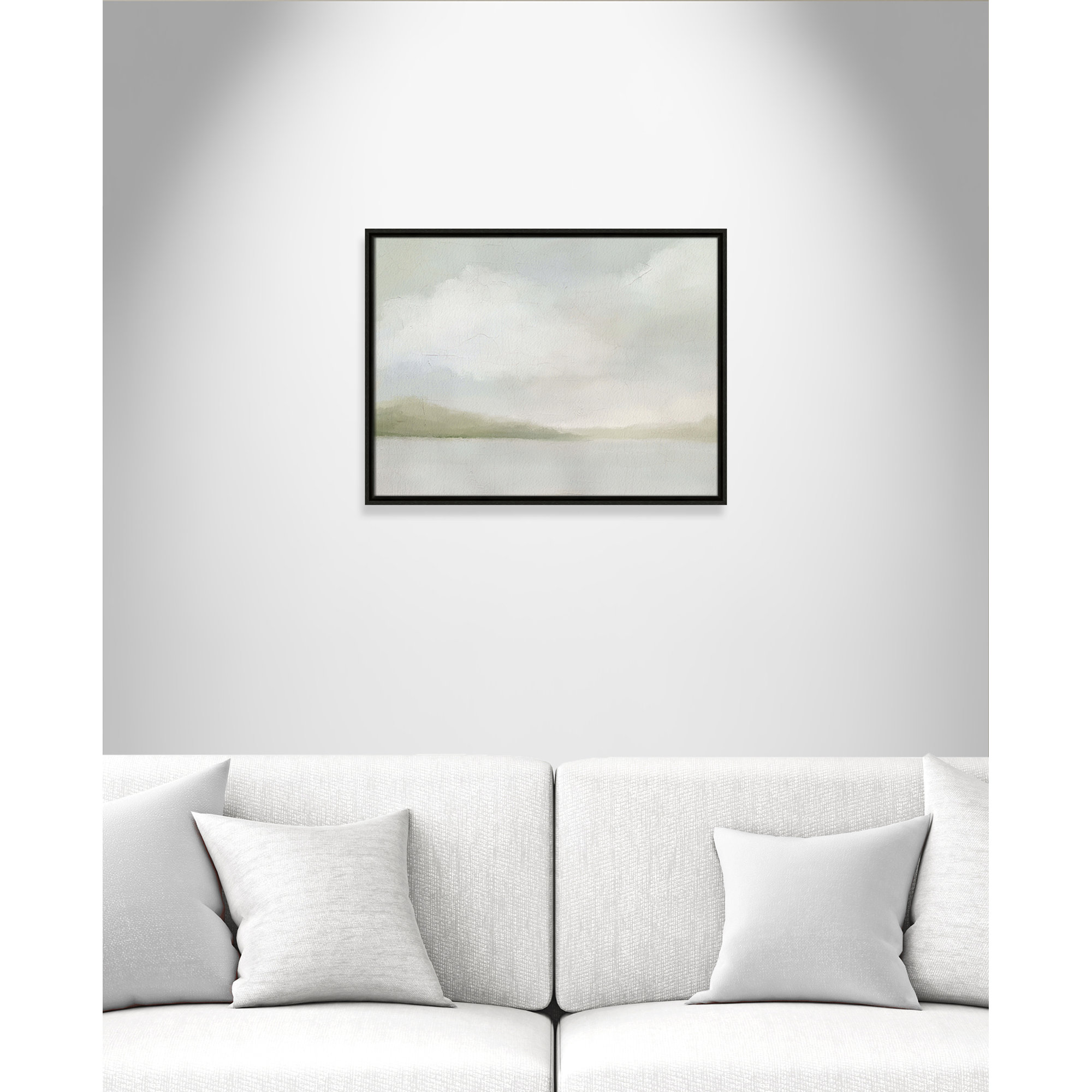 A Tranquil Morning, Espresso, 19.5" H x 25.5" W