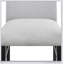Ensemble de salle à manger 7 pièces avec plateau rectangulaire en marbre blanc, base au fini foncé et chaises rembourrées pour un repas confortable