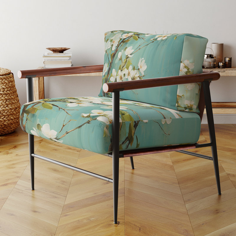 Fauteuil d'appoint Curtisville - Apple Blossom, Noir, noir, noir, noir