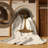 Machine Washable Wilkerson Margarita Glass Modern Rug in Beige – Beige Binding-22030835