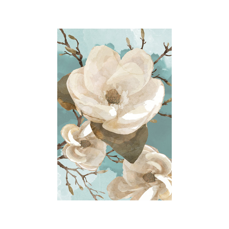 Magnolia II by Bluebird Barn - Painting on Canvas, 66.04 cm H x 45.72 cm W x 1.91 cm D, No Frame