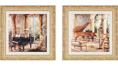 Music Room by Carson Traditional Art Set
