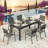Extendable Aluminum Outdoor Dining Table
