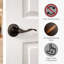 Levier de porte simple Stratford-14651643