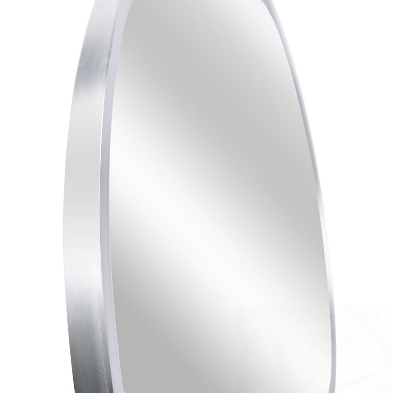 Miroir de salle de bain 42 po, Argent argent