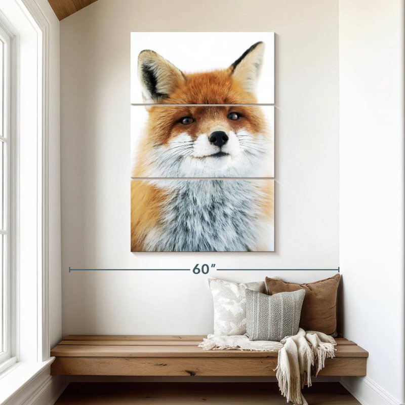 Brampt Fox Gaze, 50" H x 32" W