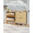 Freestanding Hidden Narrow Shoe Cabinet Organizer with 2 Flip Drawers for Entryway-1730625885