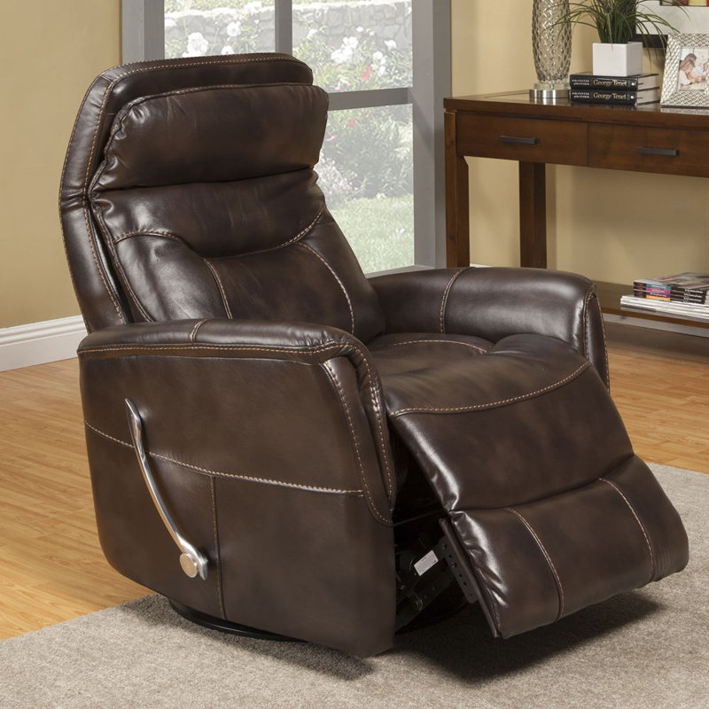 Akeelah 30" Wide Manual Glider Standard Recliner, Truffle