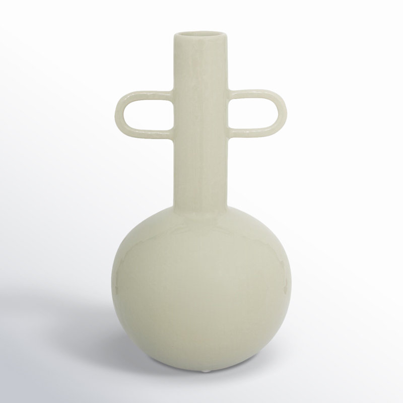 Saguaro 12.5'' Stoneware Table Vase, Desert Sage