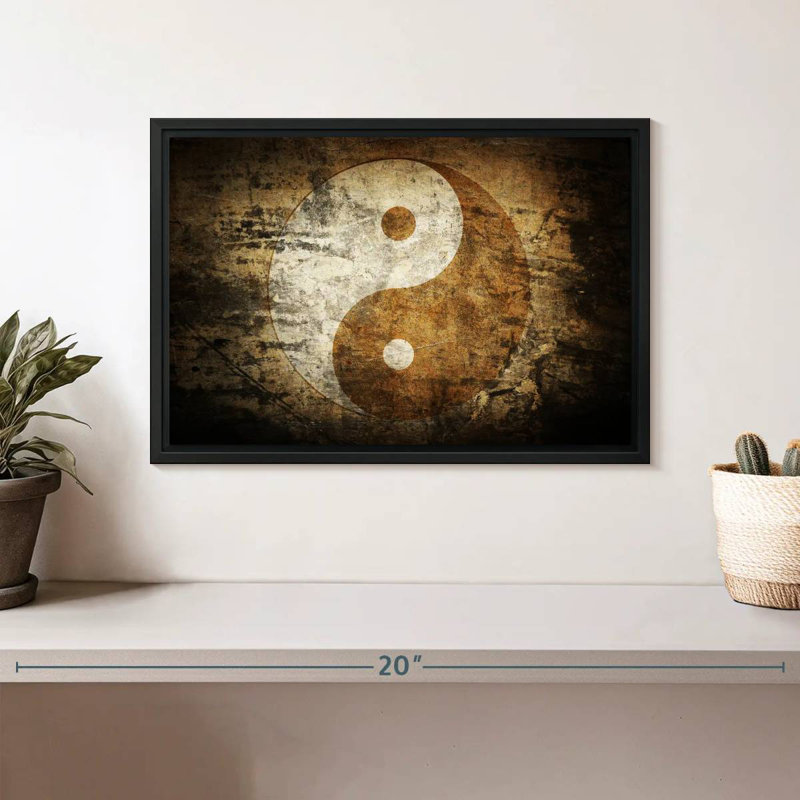 Adella Yin et Yang, H 9 po x l 13 po