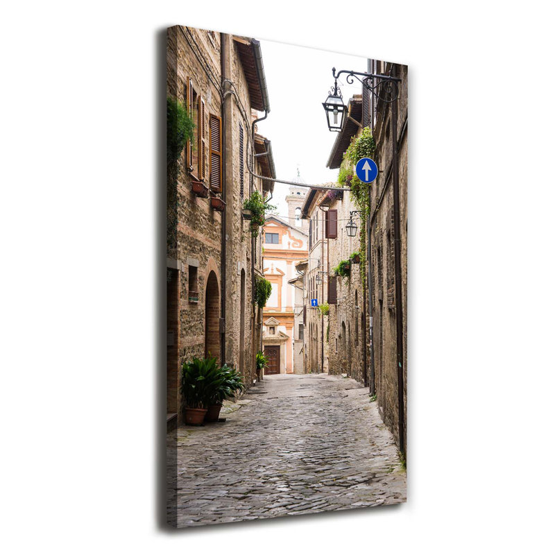Italian Streets - Wrapped Canvas Print
