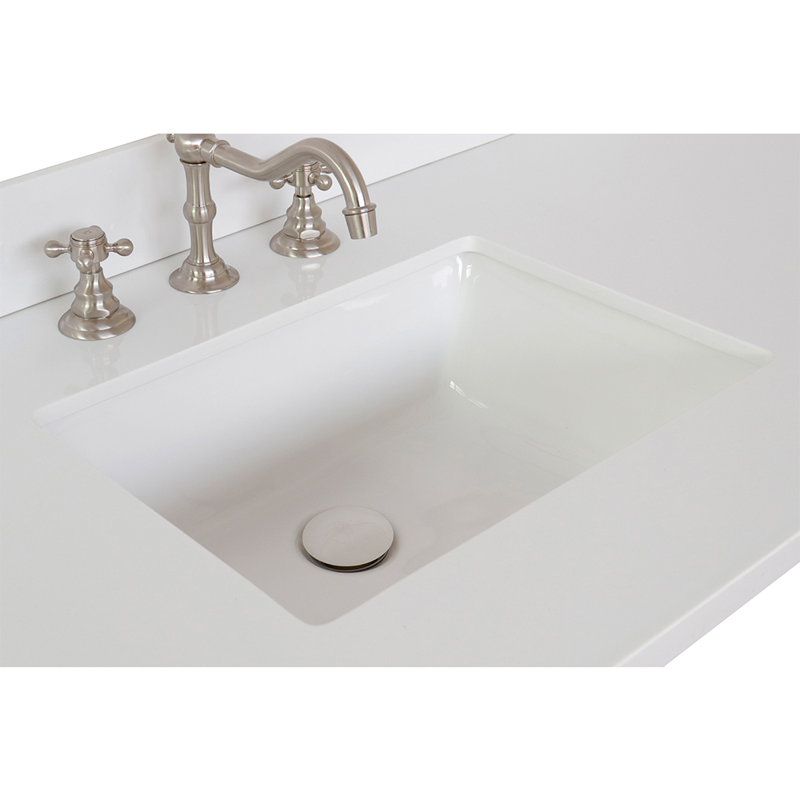 Plateau de meuble-lavabo simple 37 po