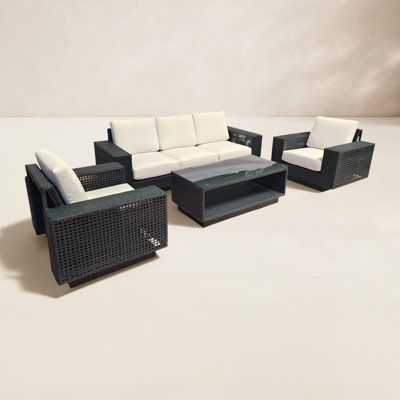 Aceline 5-Person Sunbrella® Patio Seating Group