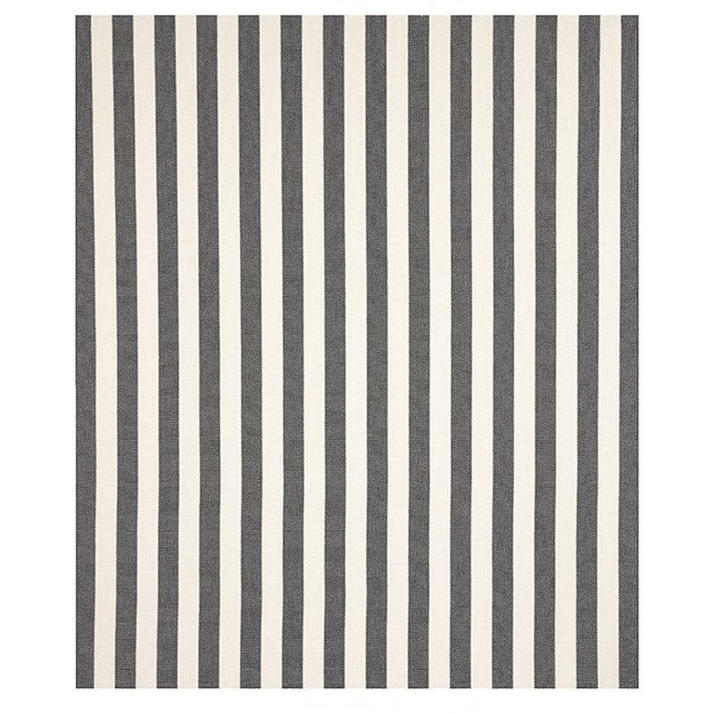 Blumont Stripe Indoor/Outdoor Fabric, Charcoal