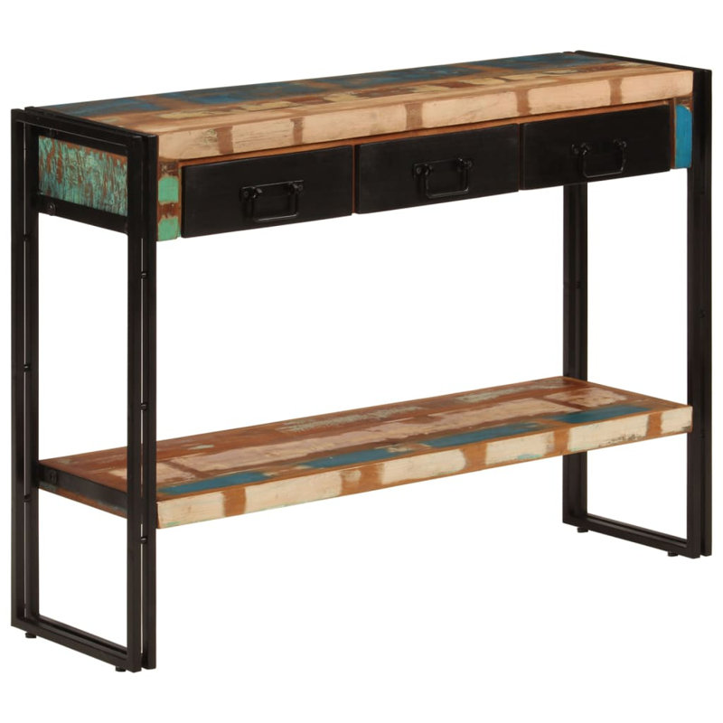 Console Table 43.3"x11.8"x29.9" Solid Wood Reclaimed