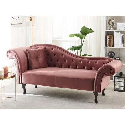 Whitlock Velvet Chaise Lounge