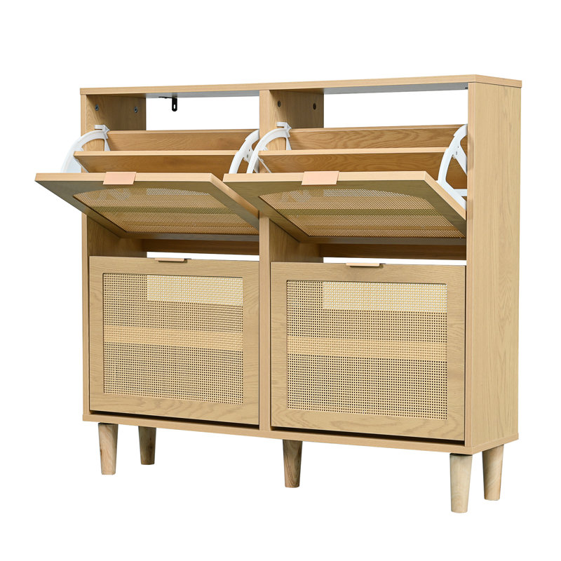 Shoe Storage, Natural Wood