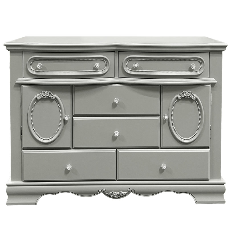 Commode 6 tiroirs Sauval, Gris