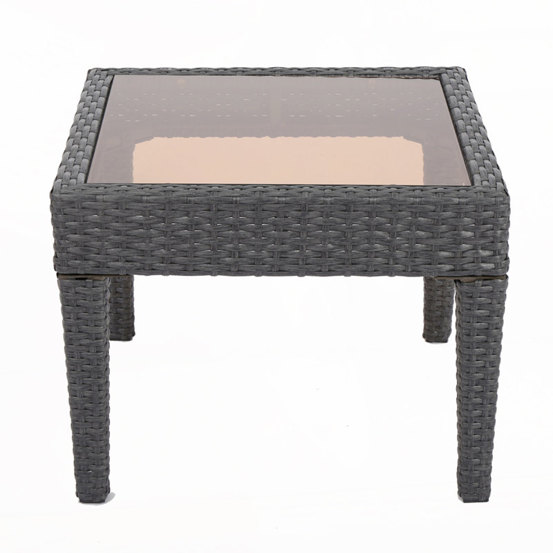 Outdoor Wicker Side Table