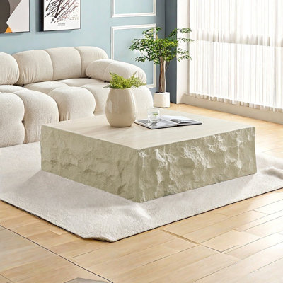 Table basse moderne simple wabi-sabi