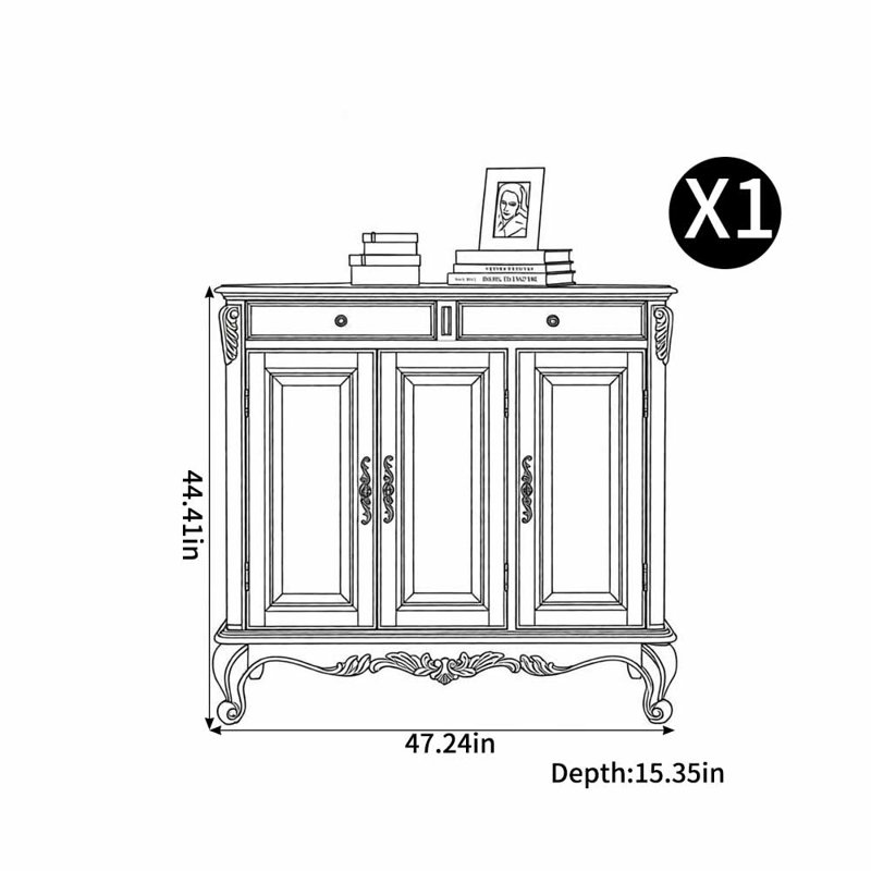 Armoire à chaussures de style européen