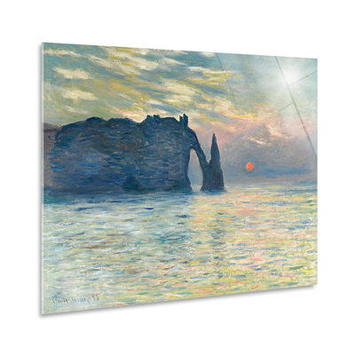Cliff at dawn by Claude Monet - 1 Piece Painting