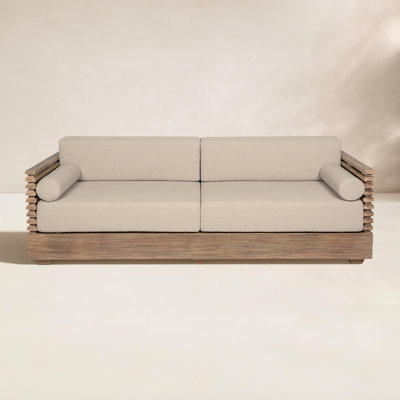 Fritz 83" Eucalyptus Patio Sofa