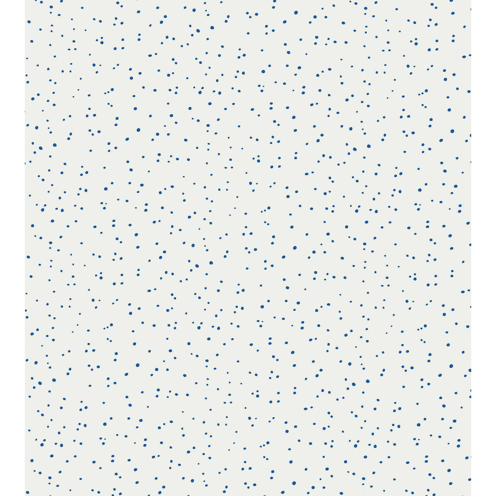 Albert Hadley Polka Dots Roll, Blue on White