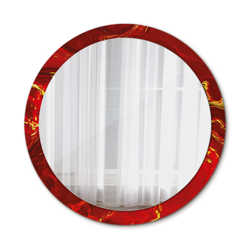 Huldar Glass Flat Wall Mirror