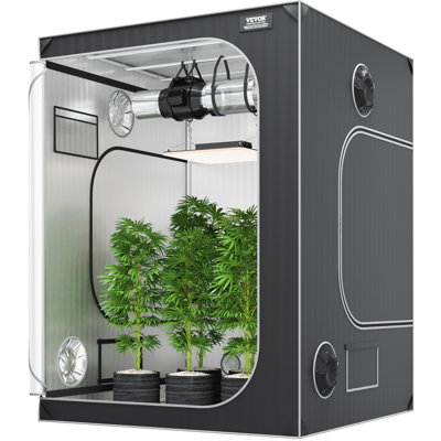 VEVOR Grow Tent, High Reflective 2000D Mylar Hydroponic Growing Tent