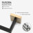 5-Piece SUS304 Bathroom Set: Towel Bar + Ring + Hooks + TP Holder, Brushed Finish-119036029