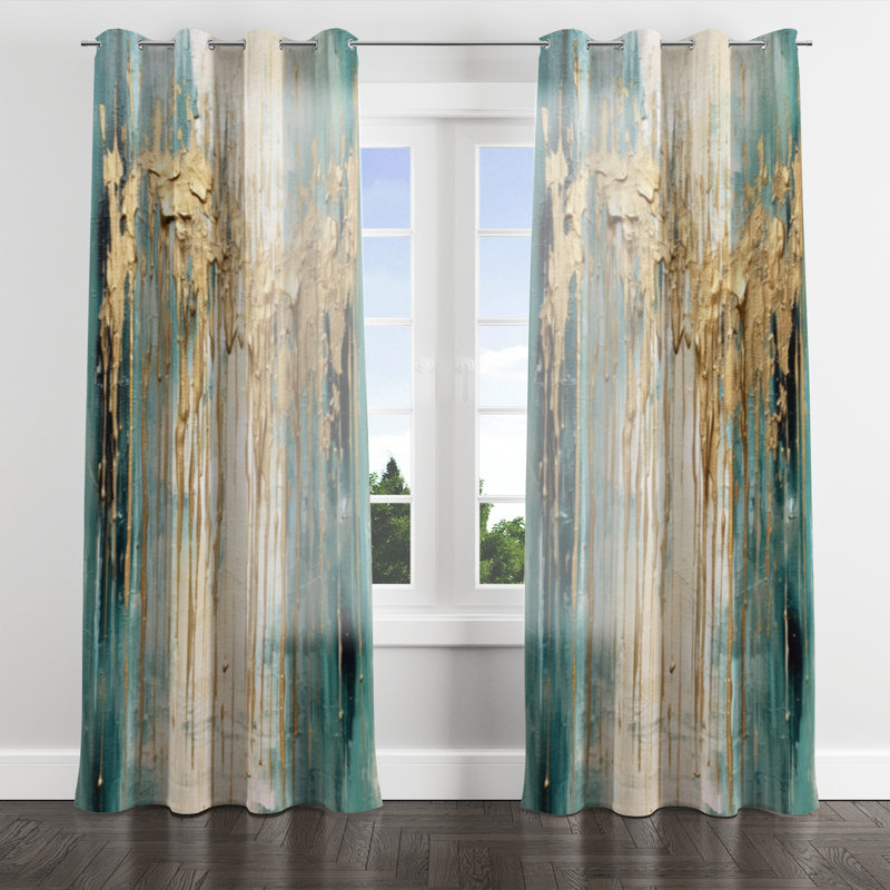 Anallely - Modern Velvet Grommet Curtain - Room Darkening - 1 panel, 52" W x 108" L, Silver Grommets