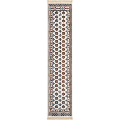 Tapis traditionnel Hinshaw de couleur ivoire