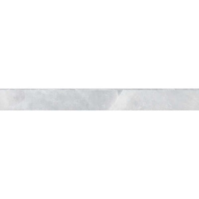 Geo Lush 3" x 24" Gray Polished Porcelain Bullnose Tile
