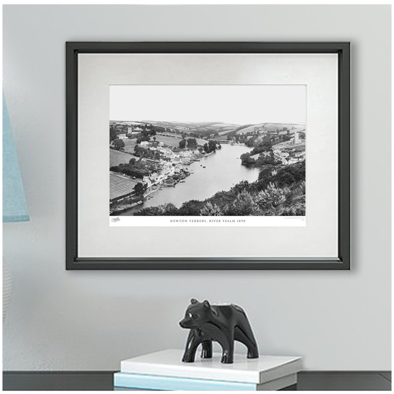 Newton Ferrers, River Yealm 1890 by Francis Frith - Single Picture Frame Print, 45cm H x 60cm W x 2.3cm D