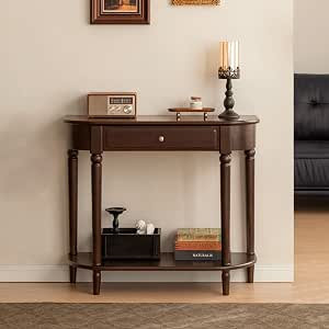 95cm Solid Wood Console Table